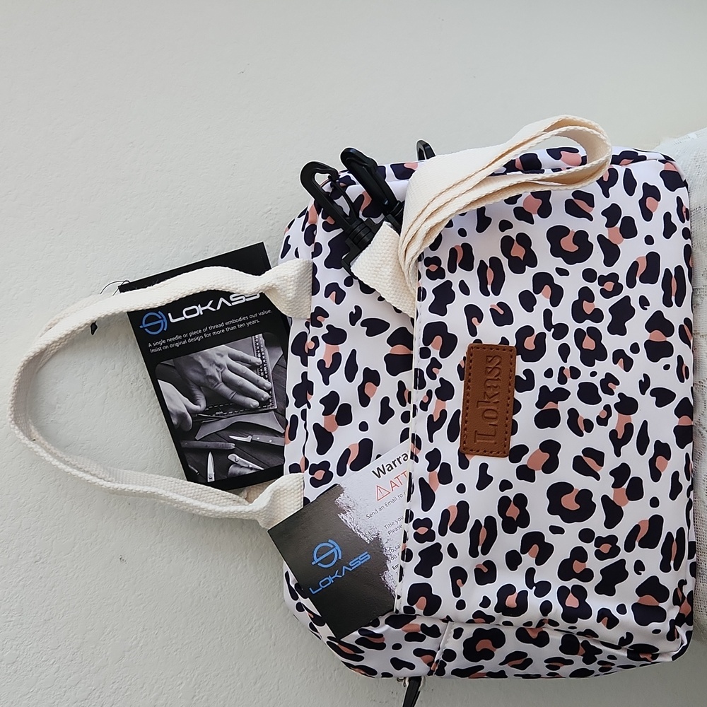 Lokass Animal Print Insulated Lunch Tote Bag New